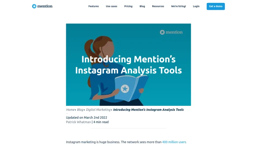Mention ntroducing ’s Instagram Analysis Tools