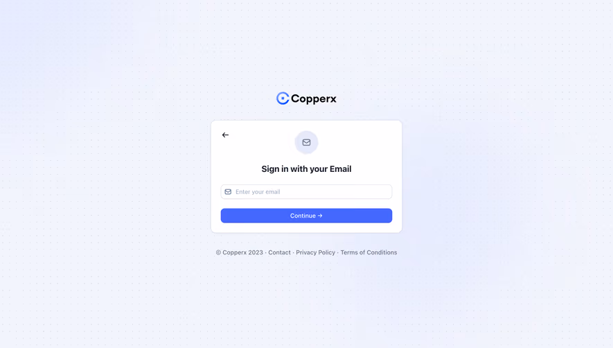 Copperx Signup