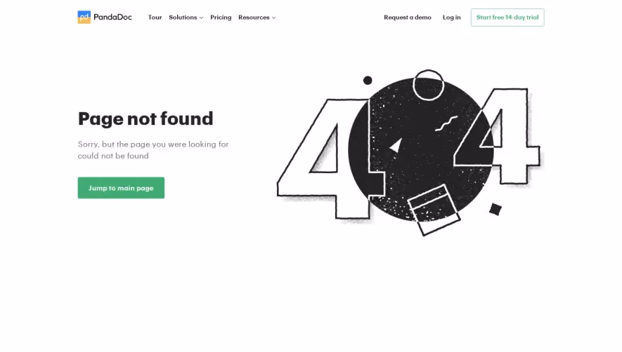 PandaDoc 404 Page