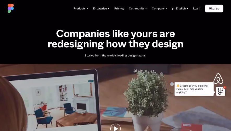 Figma Customers Page