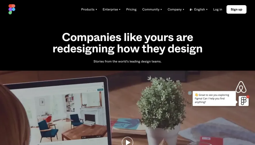 Figma Customers Page
