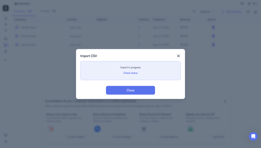 Zeda.io Import Contact CSV