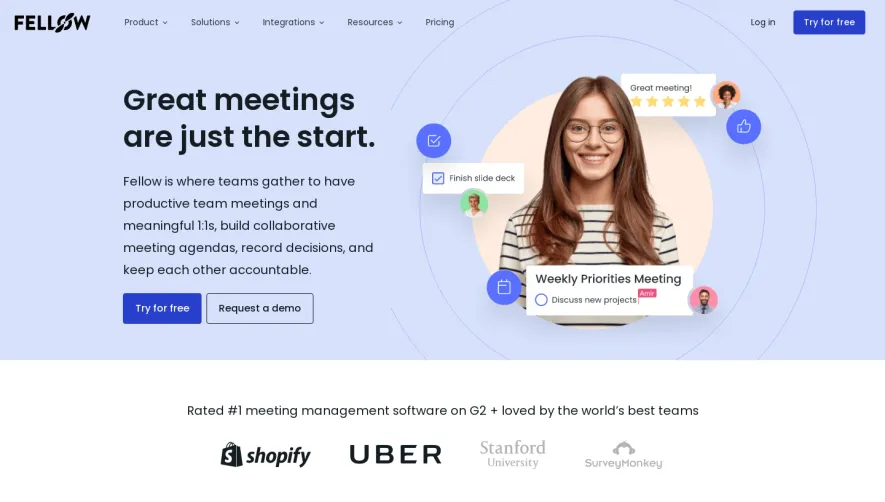 Fellow Landing Page