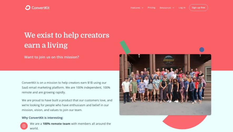 ConvertKit Careers Page
