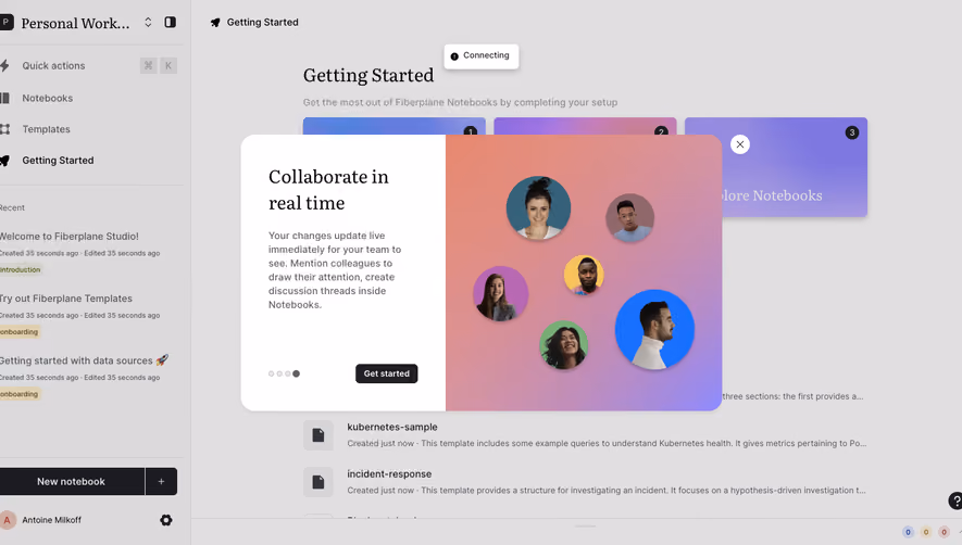 Fiberplane User Onboarding