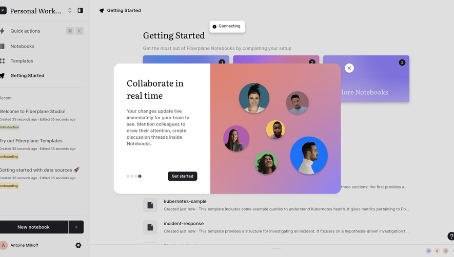 Fiberplane User Onboarding