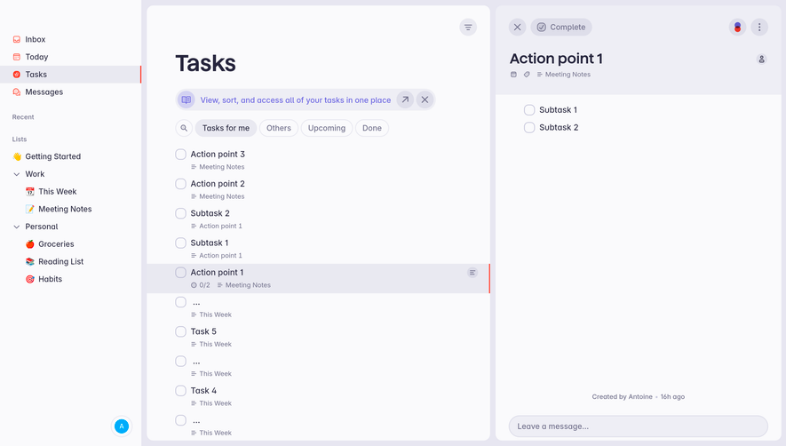 Superlist Checklist