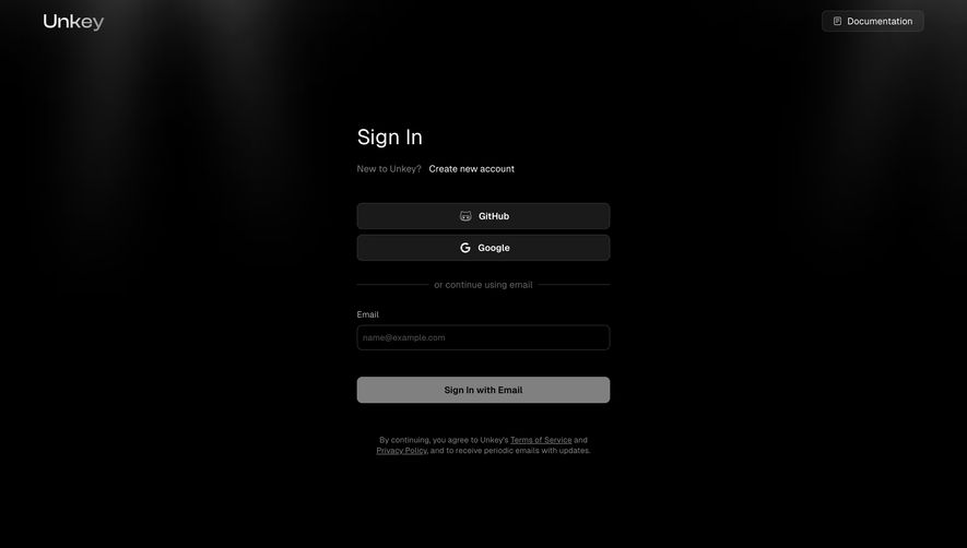 Unkey Login