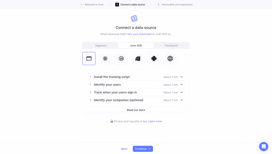 June Account Setup