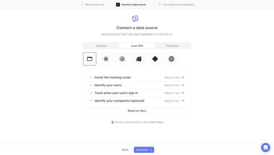 June Account Setup