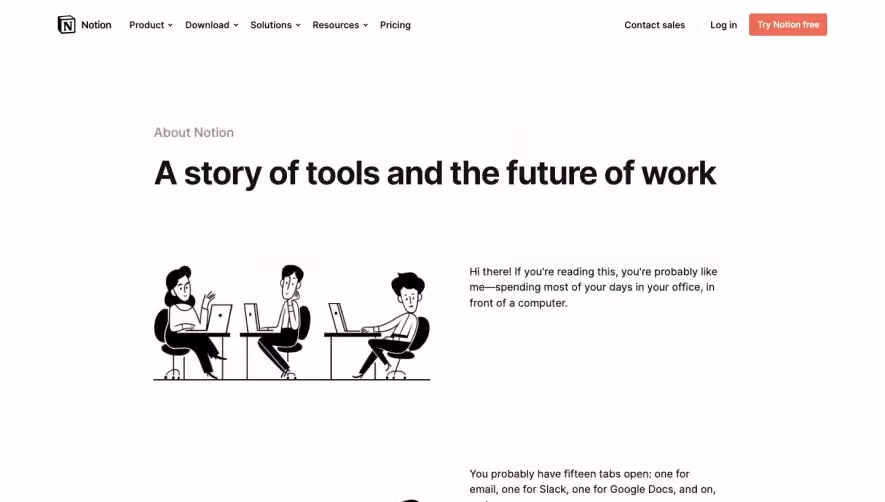 Notion About Page