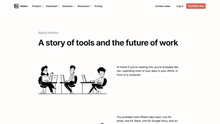 Notion About Page