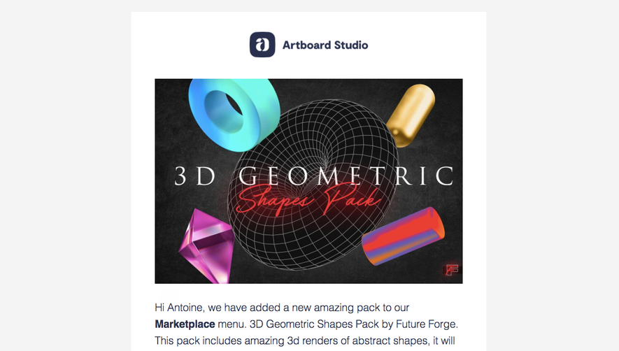 Artboard Studio New Feature Emails