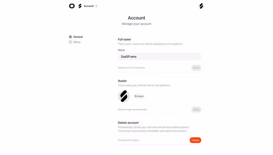 Visitors Manage Account