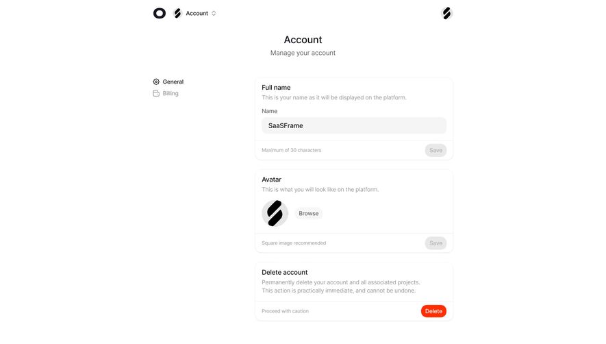 Visitors Manage Account