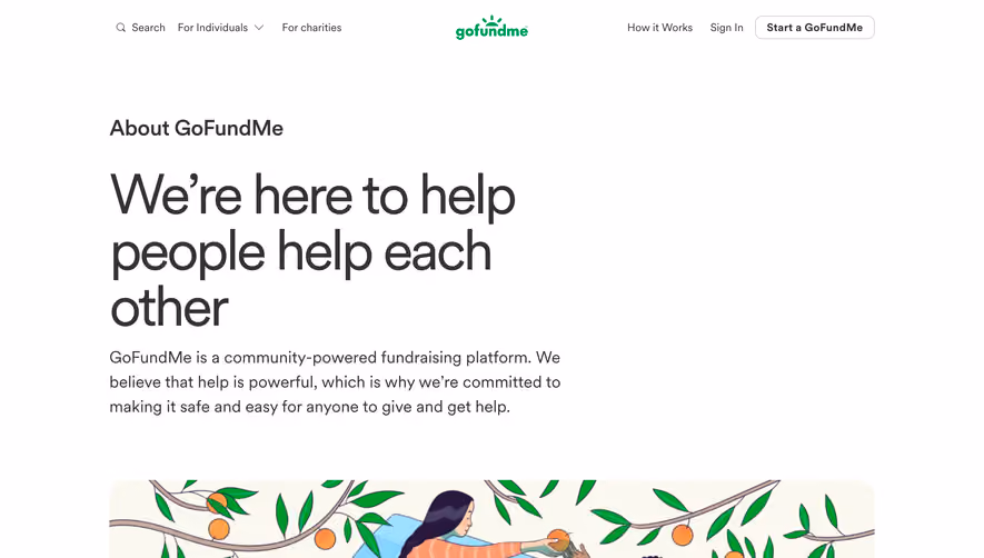 GoFundMe About Page
