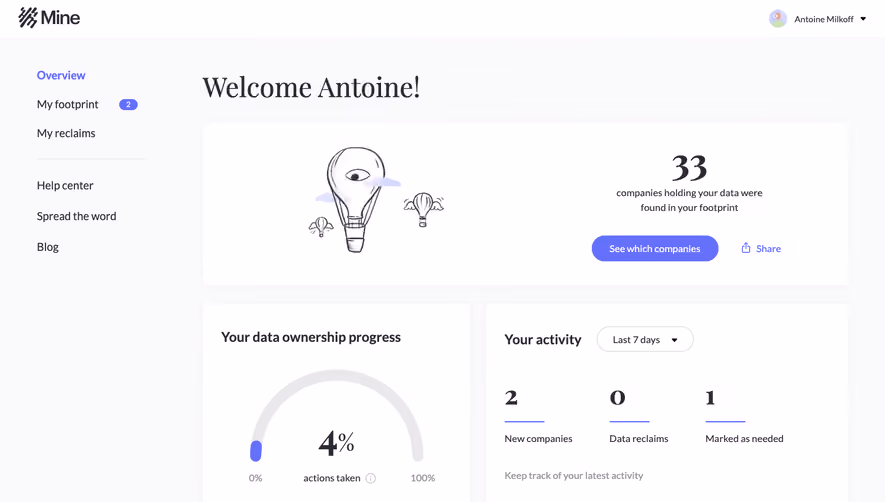 Mine Dashboard