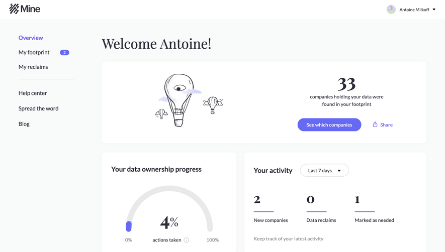 Mine Dashboard