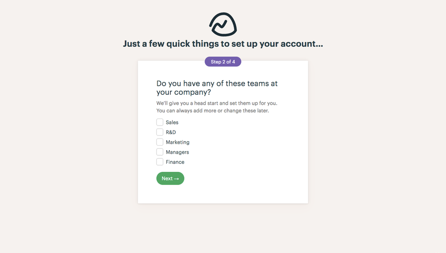 Basecamp Sign Up Flow