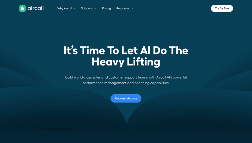 Aircall AI Page