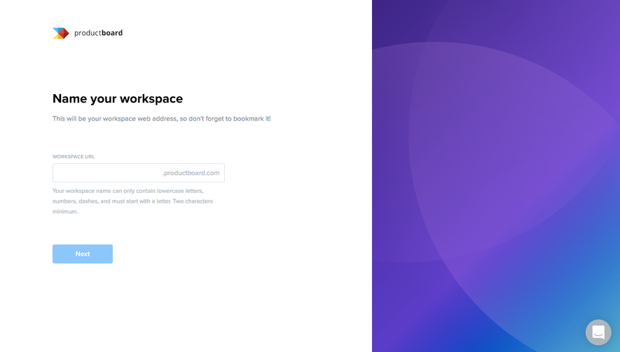ProductBoard Sign Up Flow