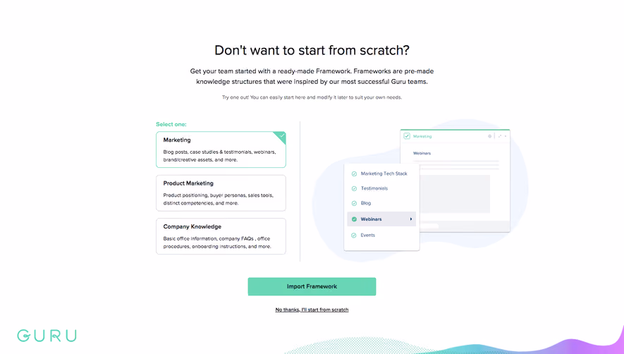 Guru Sign Up Flow