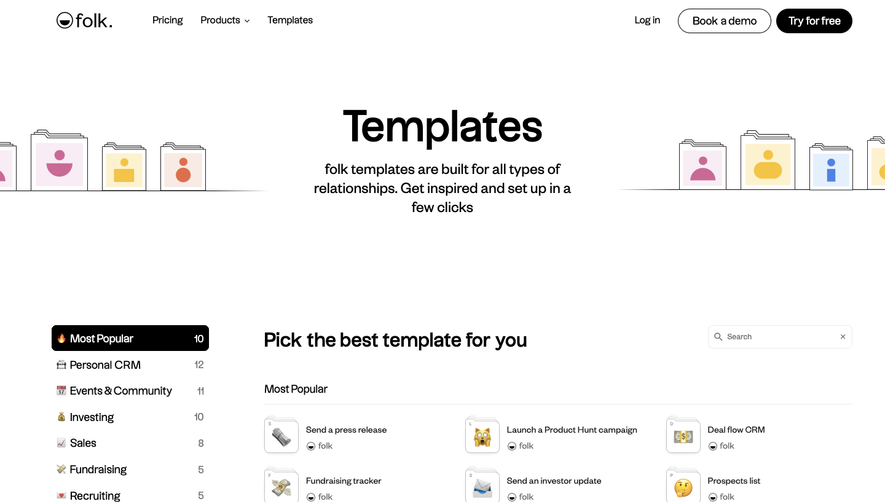 Folk Templates Library