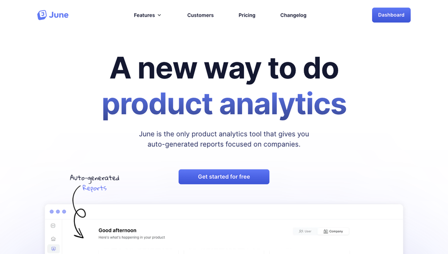 June Landing Page