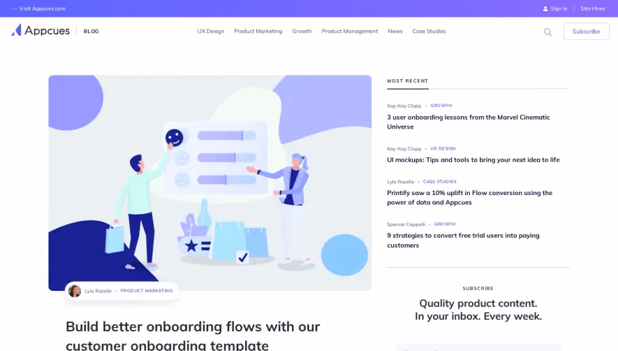 Appcues Blog Feed