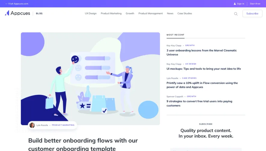 Appcues Blog Feed