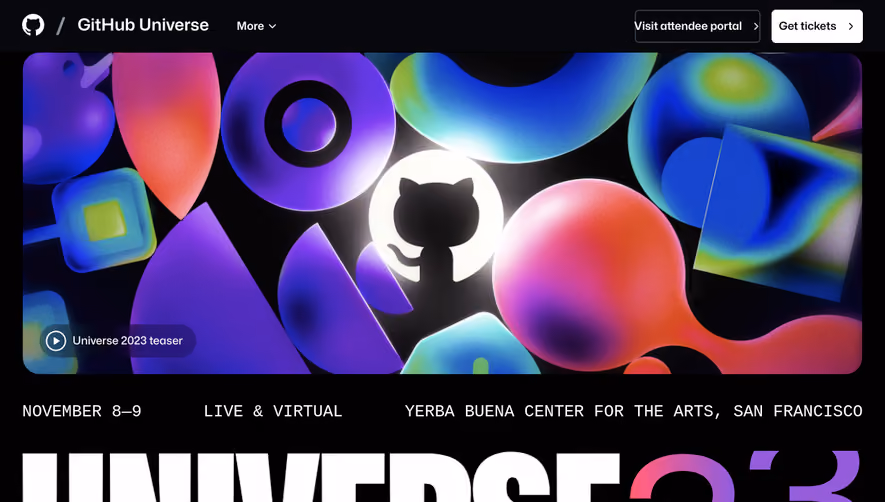 GitHub Events Page