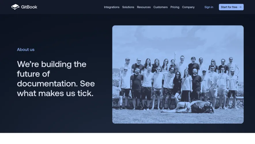 GitBook About Page
