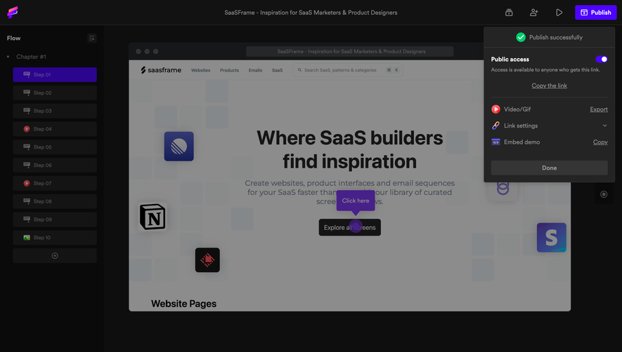 Folio Demo Published