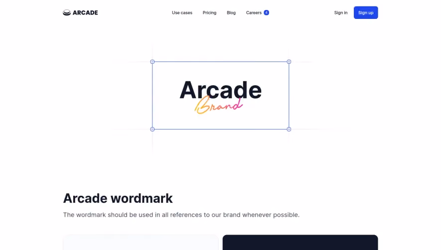 Arcade Brand Guidelines