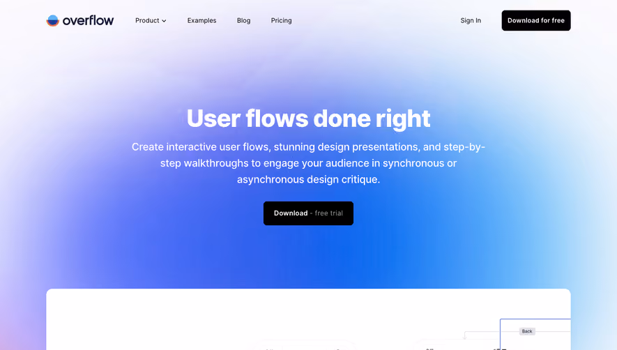 Overflow Landing Page