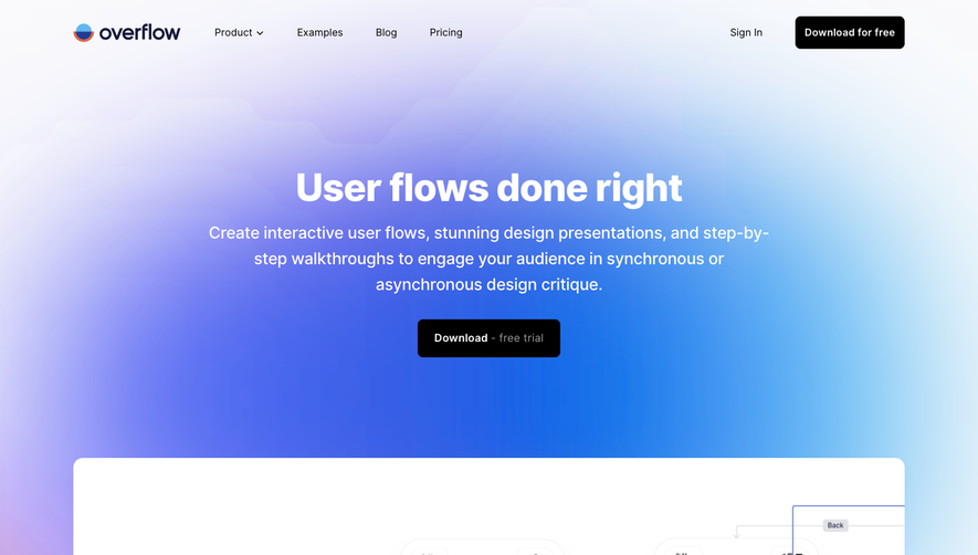 Overflow Landing Page