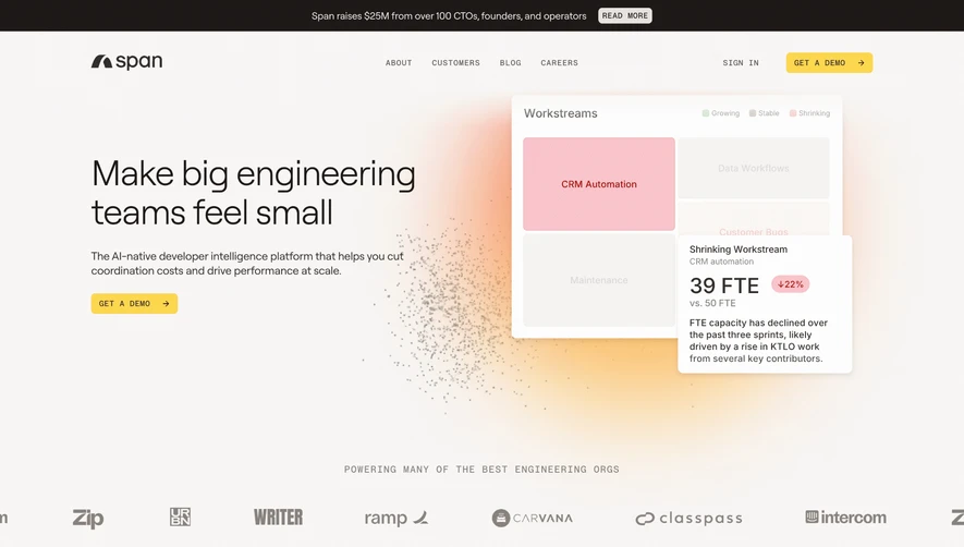 Span Landing Page