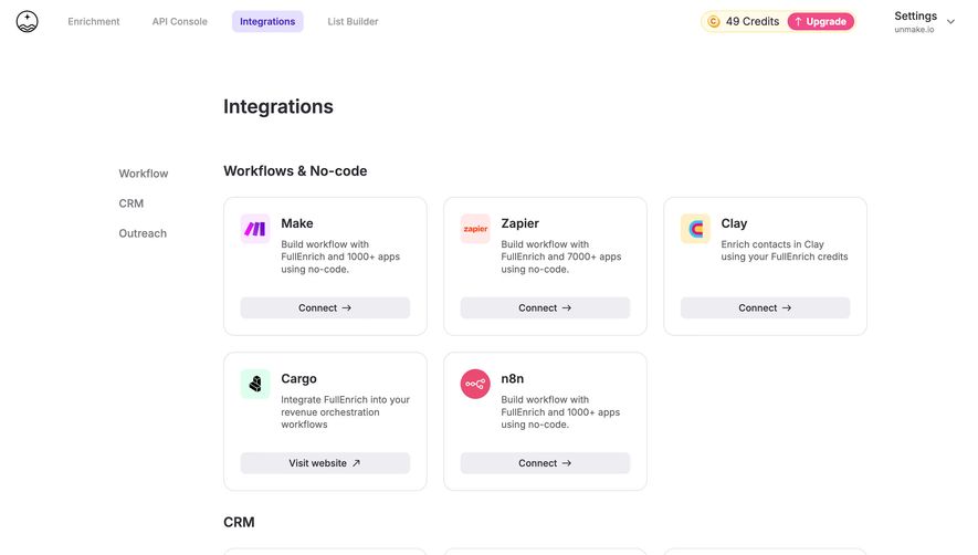 FullEnrich Integrations Library