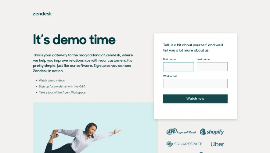 Zendesk Demo Request