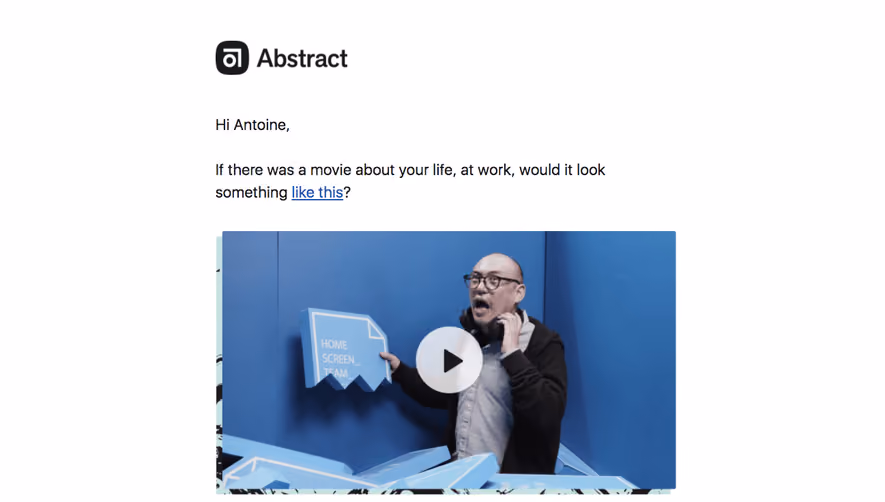 Abstract Onboarding Emails