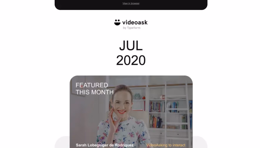 VideoAsk Newsletters