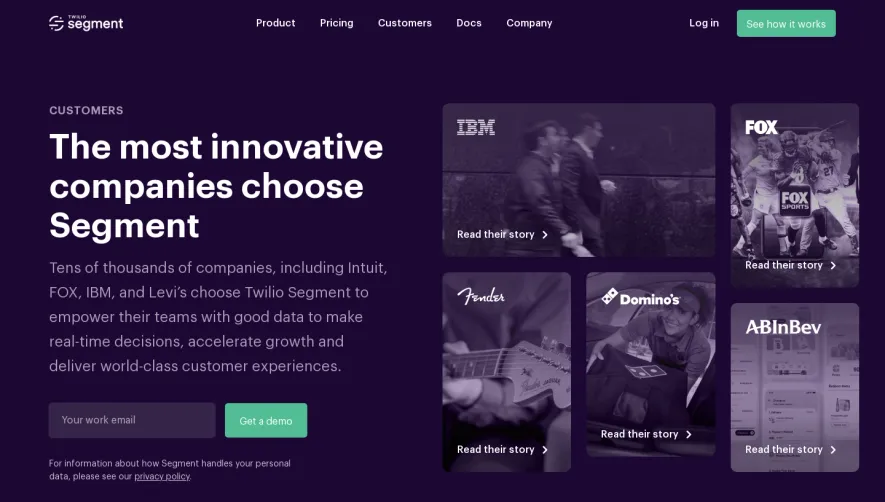 Segment Customers Page