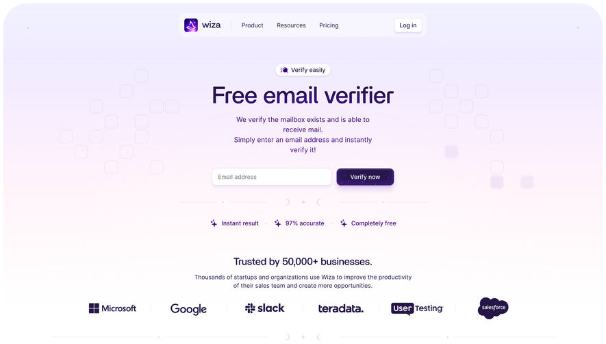 Wiza Free Email Verifier