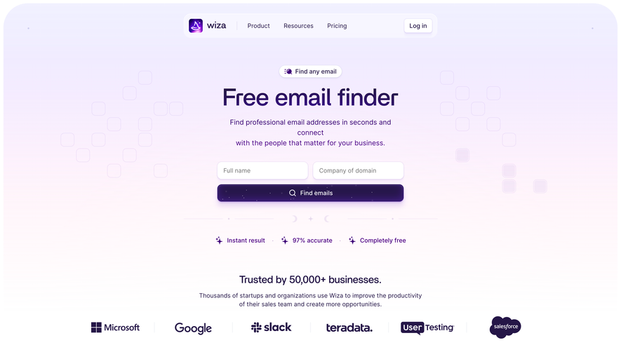 Wiza Free Email Finder