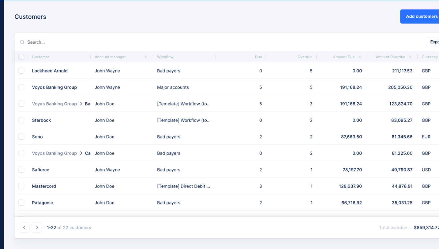 Upflow Dashboard
