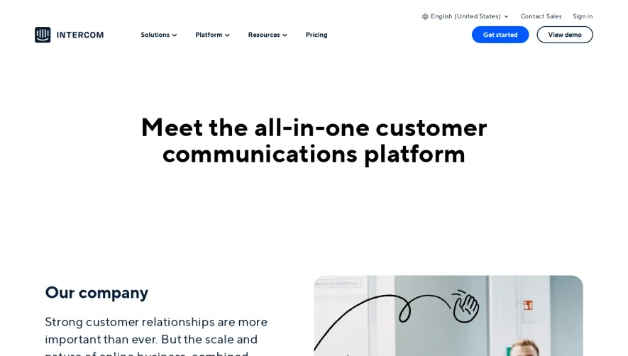 Intercom About Page