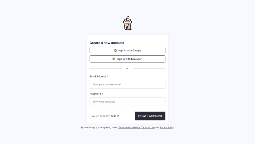 Café Signup