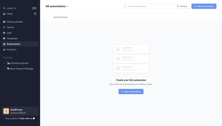 Crew Create automation