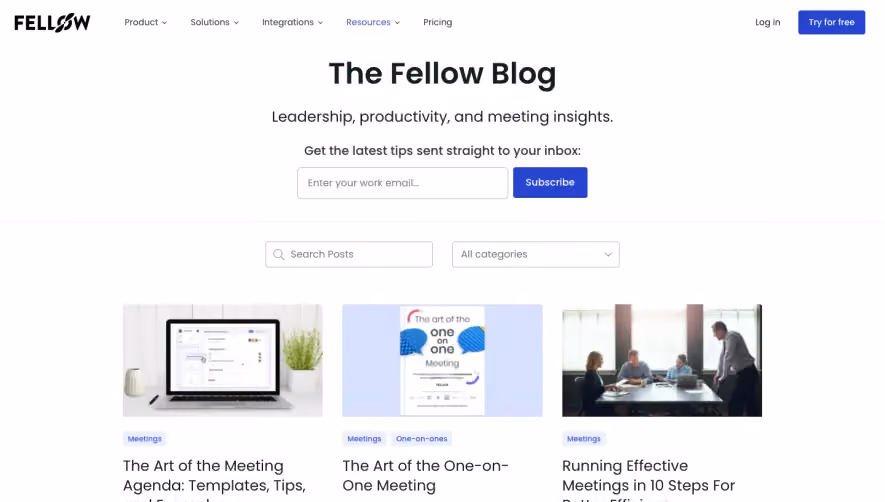 Fellow Blog Feed