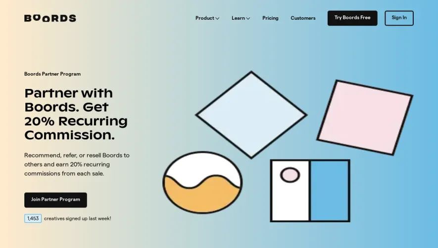 Boords Affiliate Page